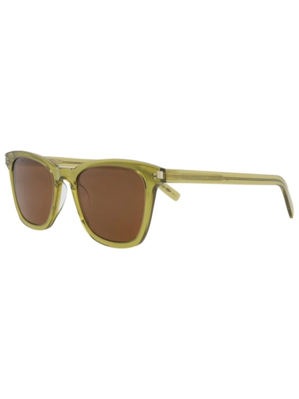 New Saint Laurent Women's Sunglasses Square Rectangle Recycled Acetate Frame